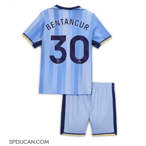 Dječji Nogometni Dres Tottenham Hotspur Rodrigo Bentancur #30 Gostujuci 2024-25 Kratak Rukav (+ Kratke hlače)